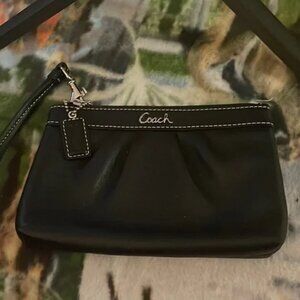 Coach Black Wristlet NWOT